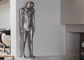 Life Size Matt Finish Standing Man Stainless Steel Figure Ss Sculpture
