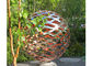 150 Diameter Stainless Steel Ball Sculpture Polished Metal Hollow Sphere For Garden supplier