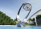 Modern Matt Stainless Steel Water Feature Fountain Corrosion Stability