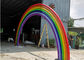 Large Garden Stainless Steel Sculpture Colorful Metal Rainbow Sculpture
