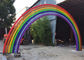 Large Garden Stainless Steel Sculpture Colorful Metal Rainbow Sculpture supplier