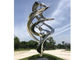 Custom Modern Metal Outdoor Art Sculpture Stainless Steel Mirror Polished For Garden supplier