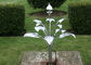 Modern Outdoor Art Stainless Steel Sculpture Fabrication Garden Flower Sculpture supplier