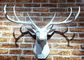 Metal Animal Painted Deer Stainless Steel Deer Wall Art Sculpture supplier
