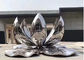 Large Polished Stainless Steel Outdoor Metal Lotus Flower Sculpture supplier