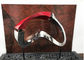 Mirror Polished And Red Painted 50cm Stainless Steel Abstract Sculpture supplier