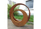 Contemporary Decoration Sculpture Outdoor Corten Steel 3D Sculptures supplier