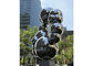 Stainless Steel High Polished Large Garden Ball Sculpture for Urban Landscape supplier