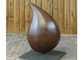Modern Corten Steel Decorative Water Drop Sculpture Custom Size supplier