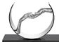 150cm Height Stainless Steel Love Sculpture With Granite Base supplier