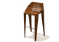 120cm Height Corten Steel Outdoor / Indoor Decorative Chair supplier