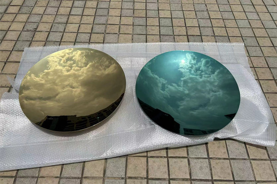 Modern Wall Art Polished Stainless Steel Mirror Sculpture For Home Decor