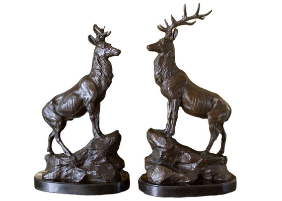 Life Size Metal Antelope Casting Bronze Deer Sculpture for Indoor or Outdoor