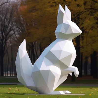 Good price New Design Rabbit Fiberglass Painted Animal Decorative Art Sculpture online