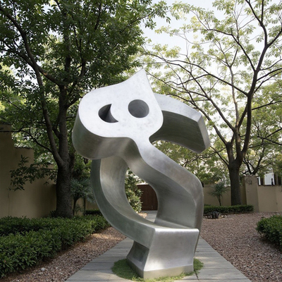 Modern Outdoor Arabic Calligraphy Islamic Sculpture Stainless Steel Metal Crafts