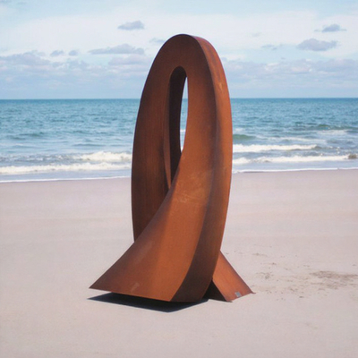 Custom Corten Steel Rusty Landscape Sculpture for Outdoor Decor