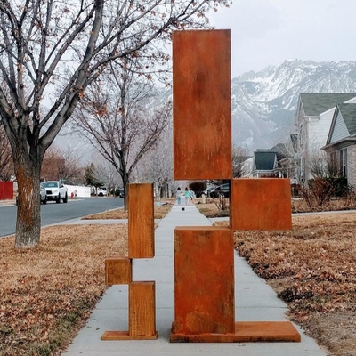Metal Art Corten Steel Sculpture for Home/Garde Decoration Custom Factory