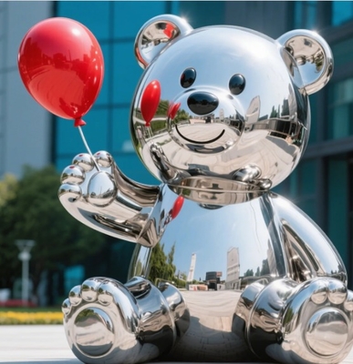 Cartoon Character Sculpture Decoration Stainless Steel Statue Arts and Crafts Gifts