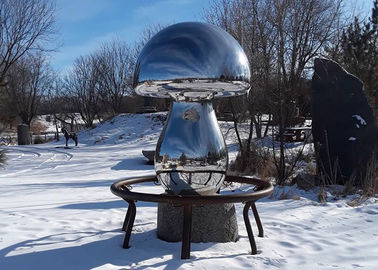 Good price Contemporary City Outdoor Metal Sculpture Polished Stainless Steel materials online