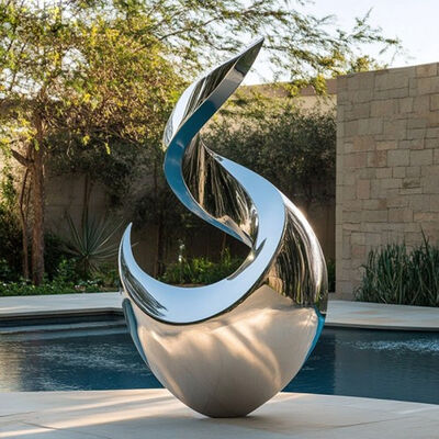 Good price Villa Decoration Stainless Steel Polished Dancer Sculpture online