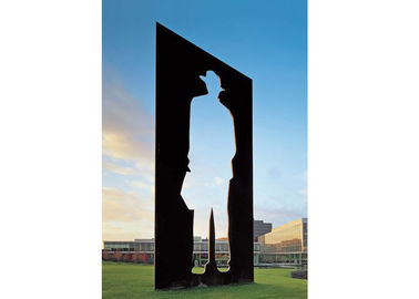 Contemporary School Sculptrue Large Corten Steel School Sculpture