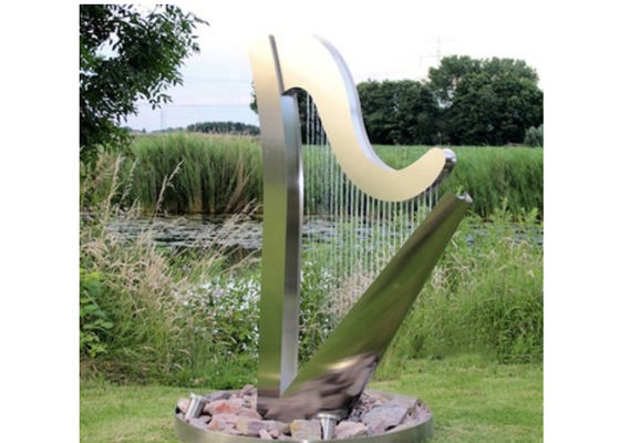 Garden Rain Curtain Waterfall Stainless Steel Water Fountain
