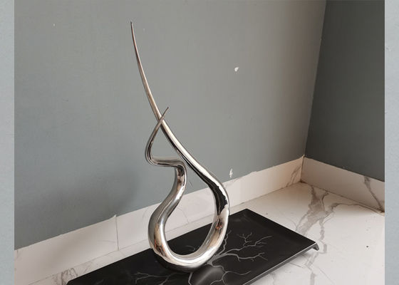 Height 56cm Unique 316 Stainless Steel Art Sculptures