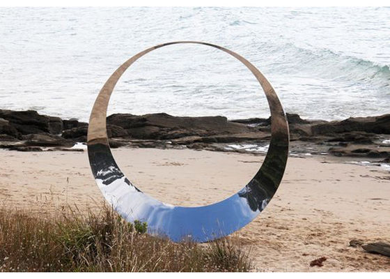 ODM Modern Stainless Steel Outdoor Sculpture For Landscape