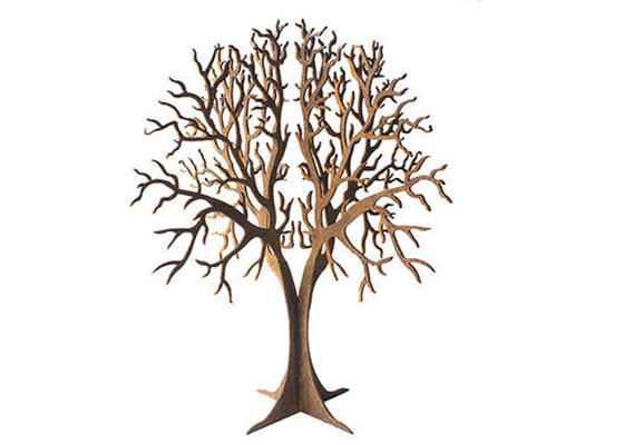 Garden Decoration Metal Corten Steel Tree Sculpture 300cm Height